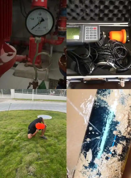 水管漏水抢修现场参考